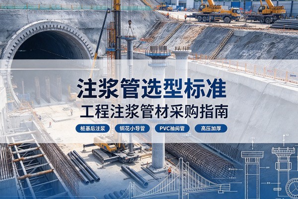 绥中注浆管选型标准